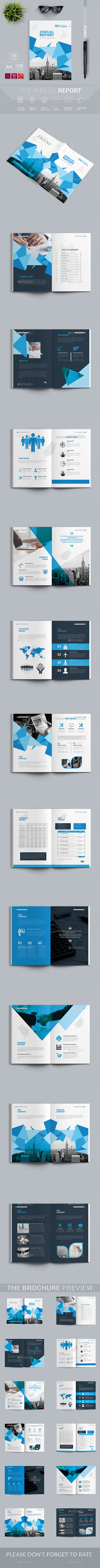 Annual Report - Brochures Print Templates