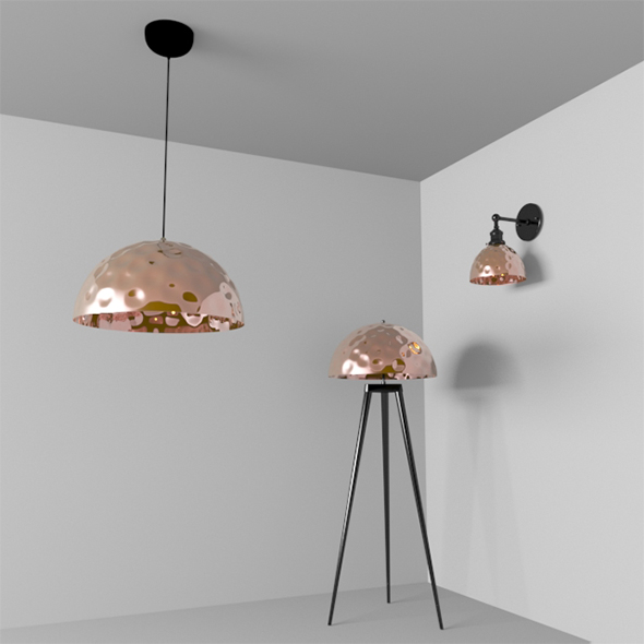 lamp set light - 3Docean 22857633