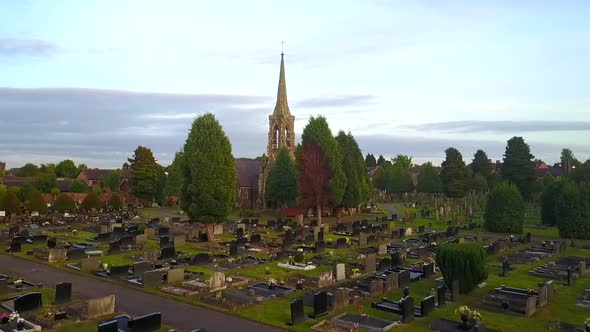 graveyard footage, english cheshire church yard alt