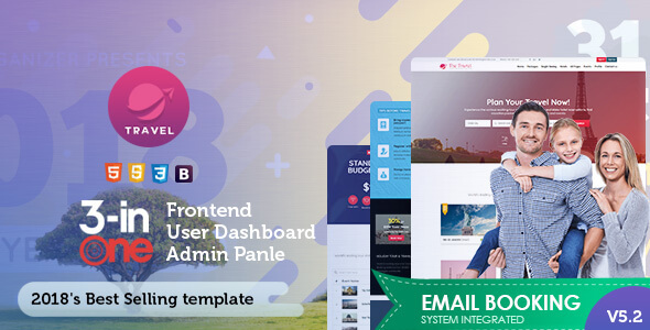 Tour & Travel Package Booking Template v5.2 Nulled