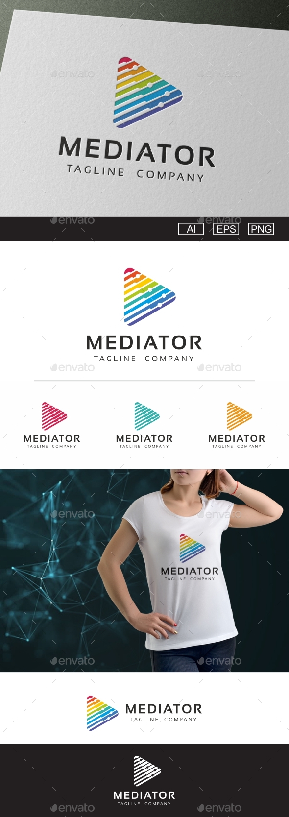 Media Play Logo - Symbols Logo Templates