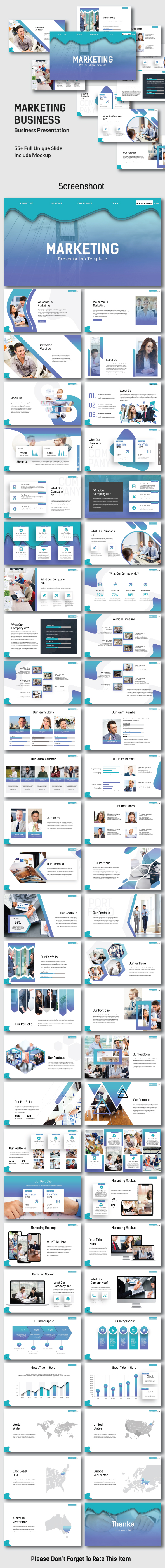 Marketing Business - Powerpoint Template - PowerPoint Templates Presentation Templates