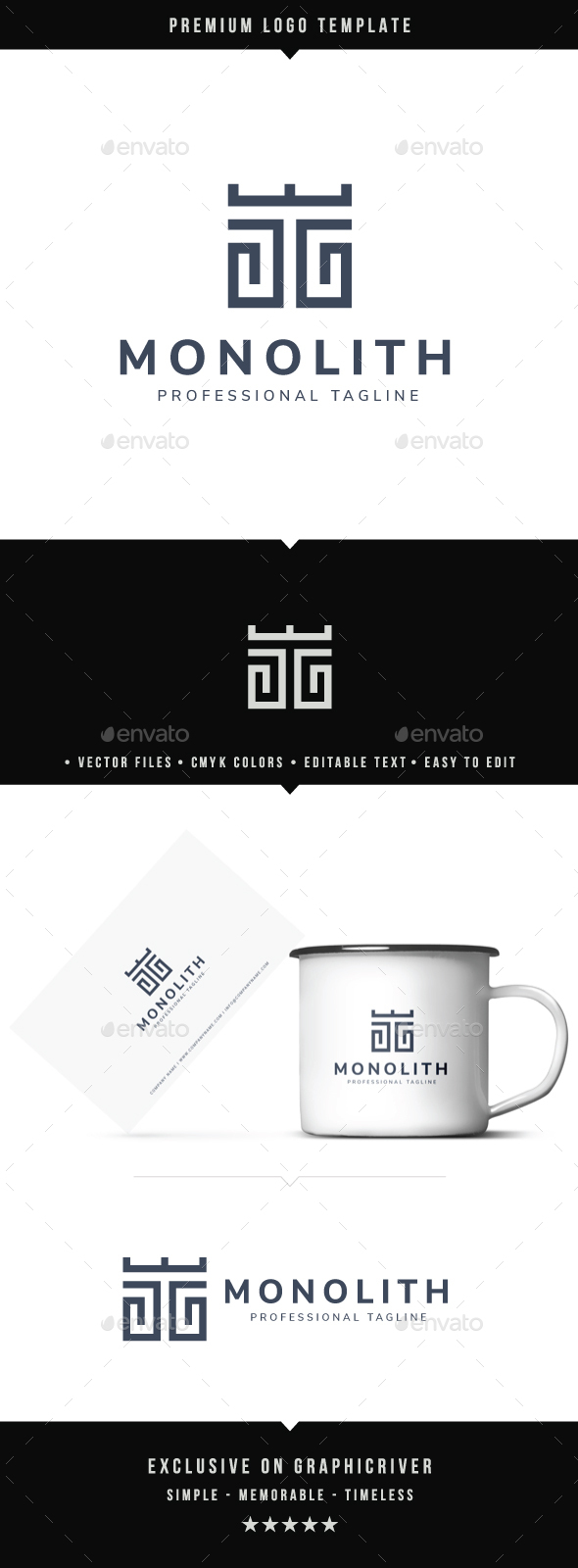Monolith Logo - Symbols Logo Templates