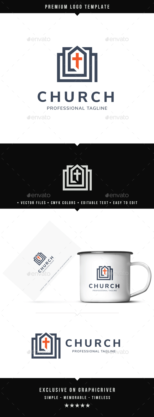 Church Logo - Symbols Logo Templates