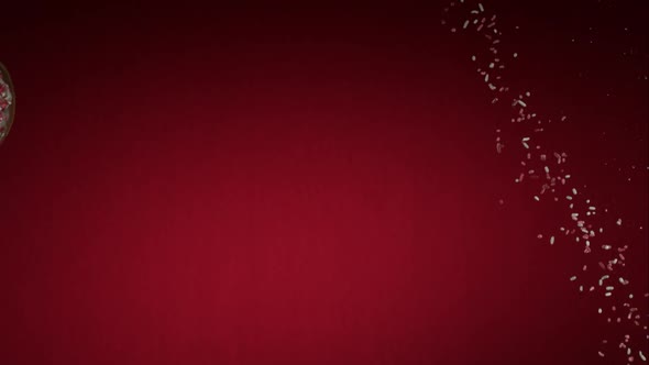 Doughnuts falling and bouncing in ultra slow mo 1500fps - reflective surface - DOUGHNUTS PHANTOM 040 alt