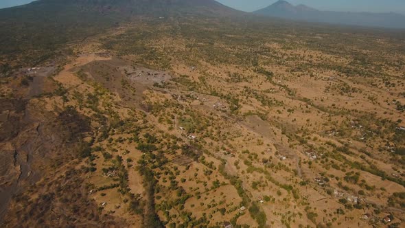 Active Volcano Gunung Agung in Bali Indonesia alt