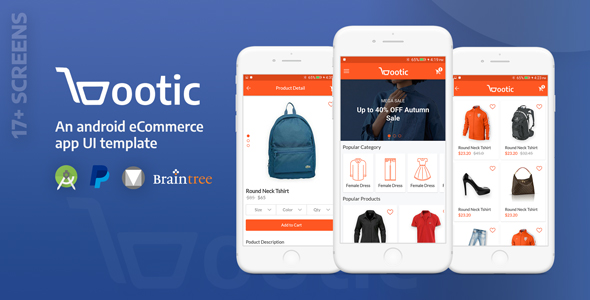 Bootic Full - An android eCommerce app with admin panel - CodeCanyon Item for Sale