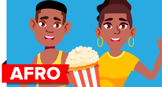 Black, Afro American Teen