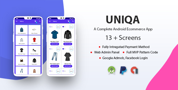Uniqa - An android eCommerce app with admin panel - CodeCanyon Item for Sale
