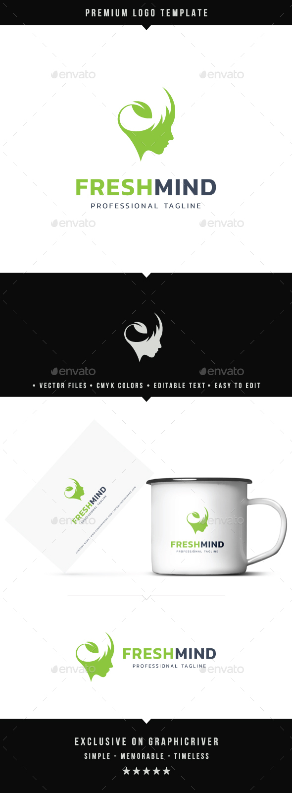 Fresh Mind Logo - Humans Logo Templates