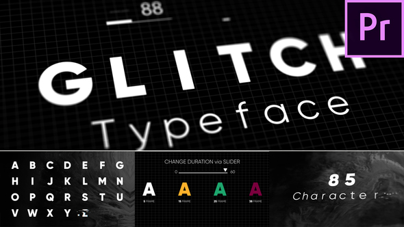Glitch - Animated Typeface