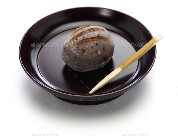 Inoko Mochi Baby Boar Rice Cake Traditional Japanese Sweets For Tea Ceremony In Winter Stock Photo By Motghnit