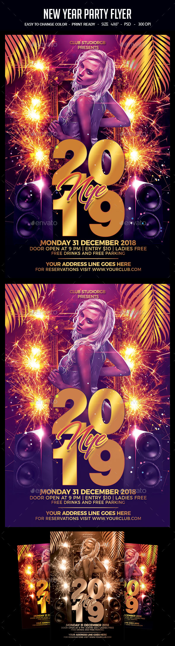 New Year Party Flyer