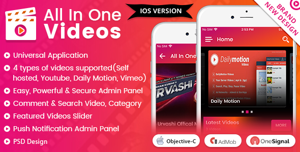 iOS All In One Video - CodeCanyon Item for Sale