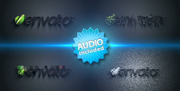 Distorted Logo Sting - VideoHive 251558