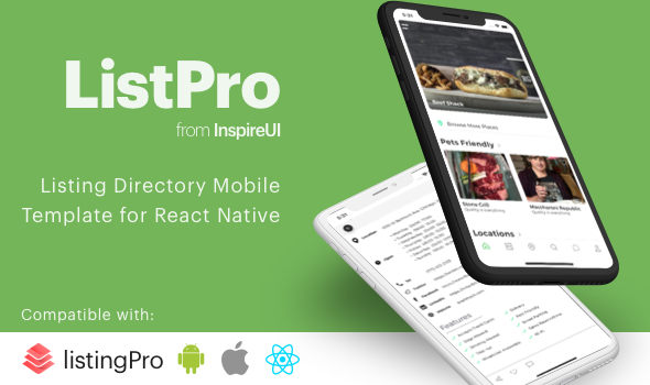 ListPro - Listing Directory React Native template - CodeCanyon Item for Sale