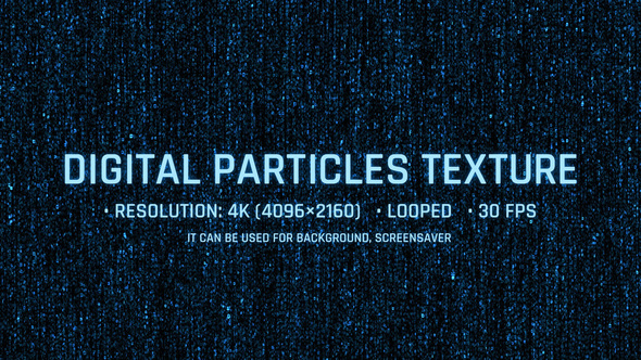 Digital Particles Texture
