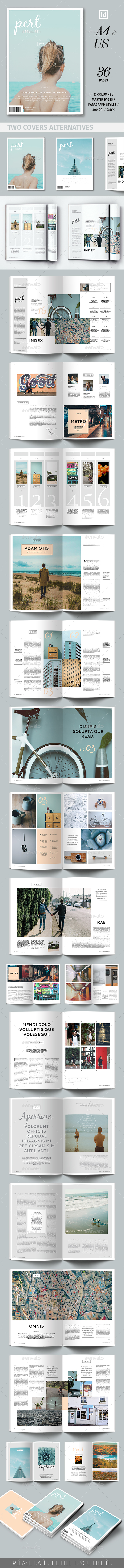 Pert Magazine Template - Magazines Print Templates
