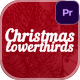 Christmas Lower Thirds \ MOGRt - VideoHive Item for Sale