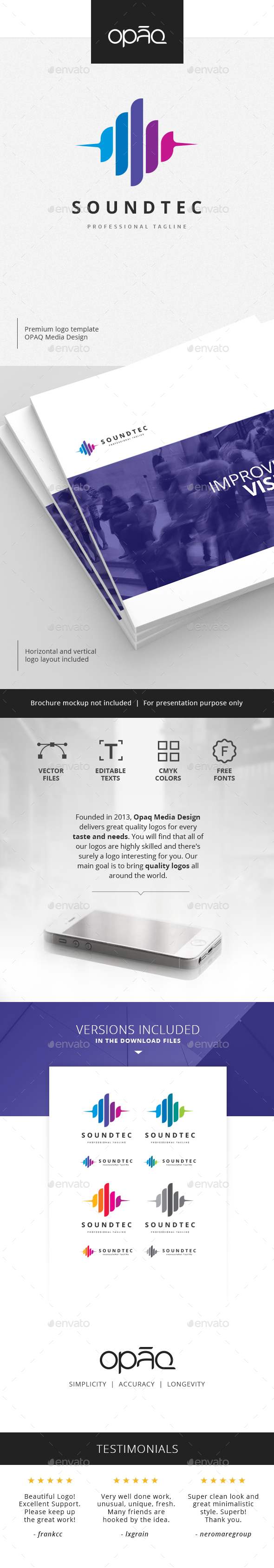 Sound Technologies Logo - Abstract Logo Templates