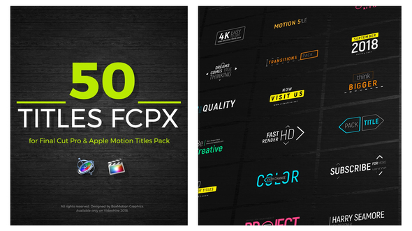 FCPX Titles 50
