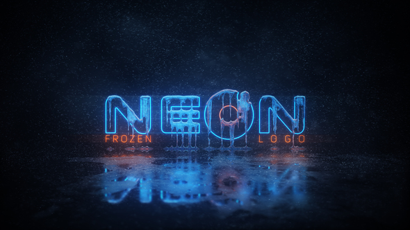 Frozen Neon Logo