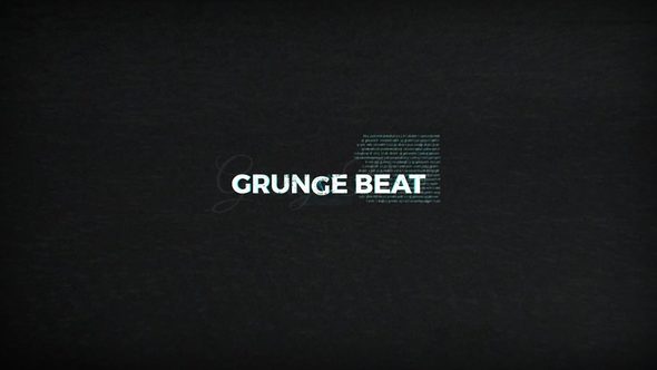 Grunge Beat - VideoHive 22883675