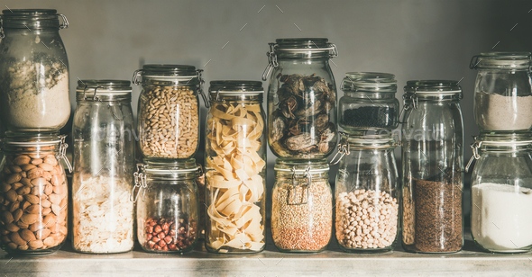 glass food jars