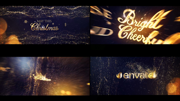 Gold Christmas Greeting - VideoHive 22866725