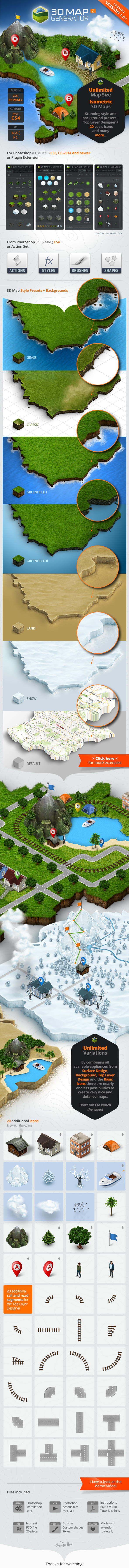 3D Map Generator 2 - Isometric - Utilities Actions