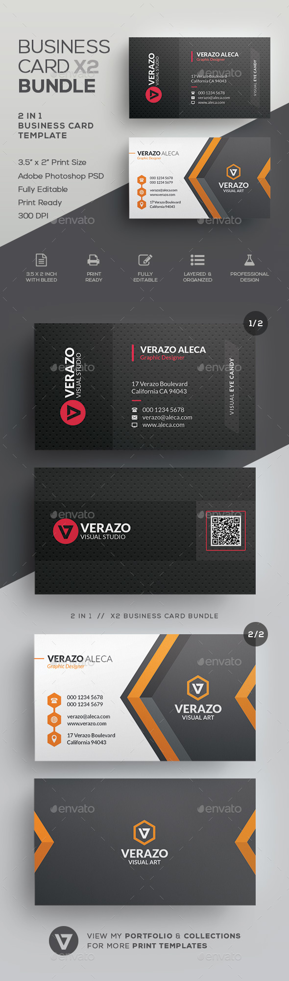 Business Card Bundle 57 - Corporate Business Cards