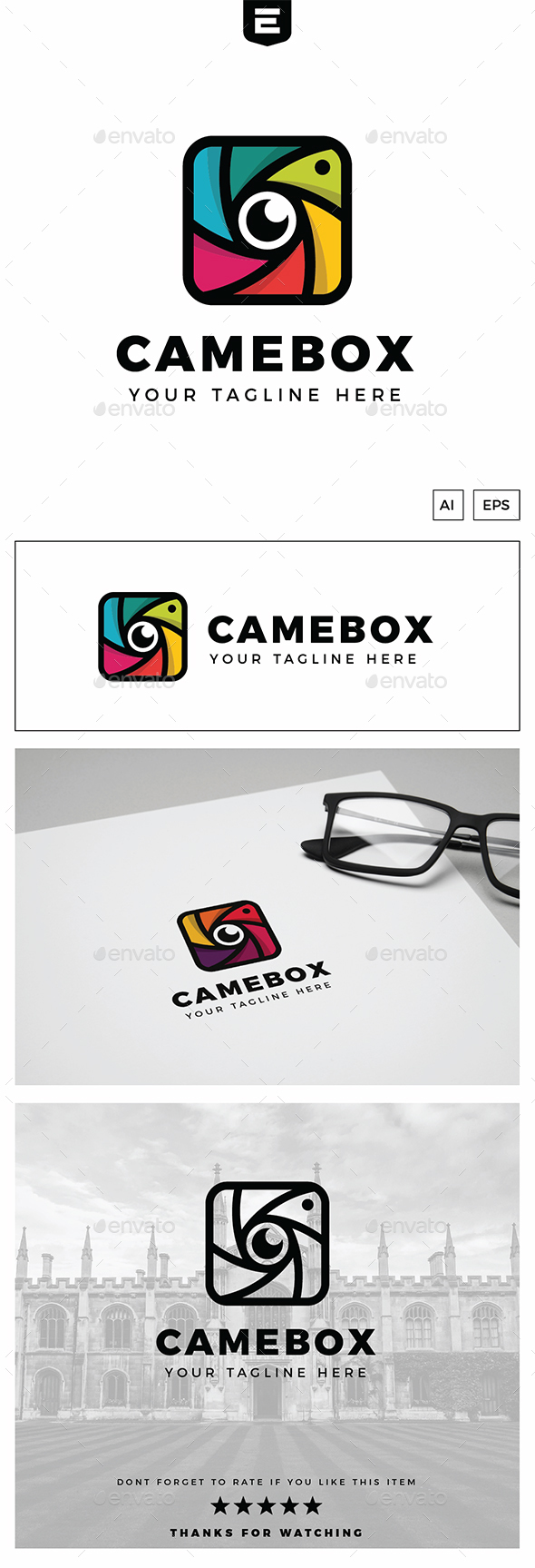 Camera Box Logo - Objects Logo Templates