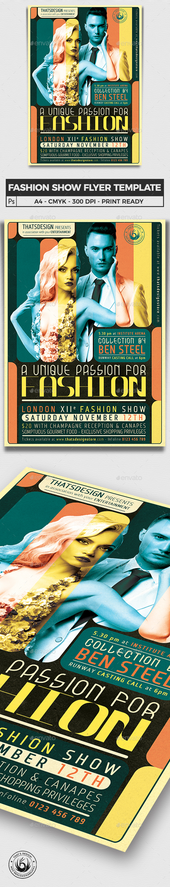 Fashion Show Flyer Template V1 - Events Flyers