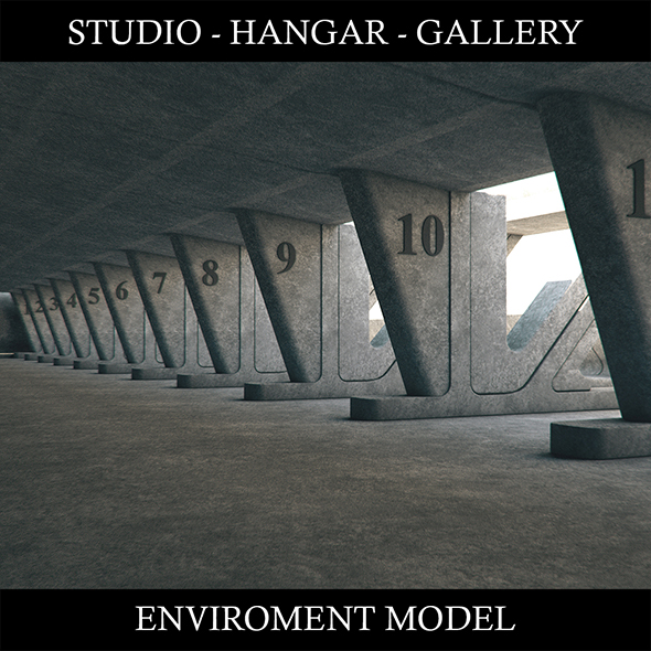 Hangar Studio Gallery - 3Docean 22886986