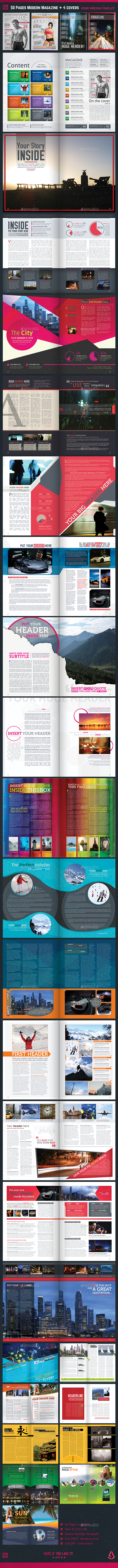 50 Page Magazine / Newsletter + 3 Covers