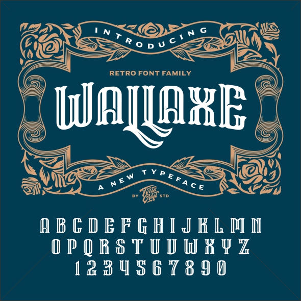 Wall Axe Font - Serif Fonts