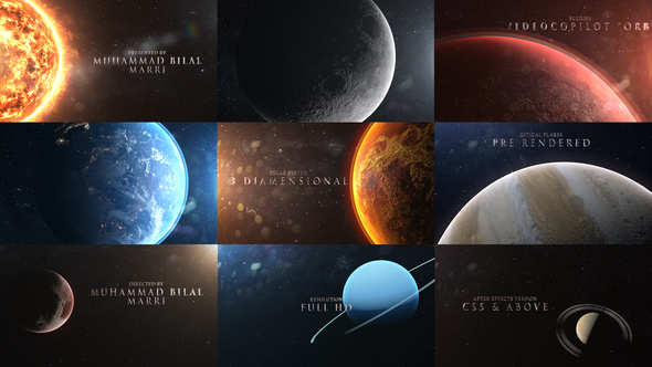 Solar System 3D - VideoHive 22890568
