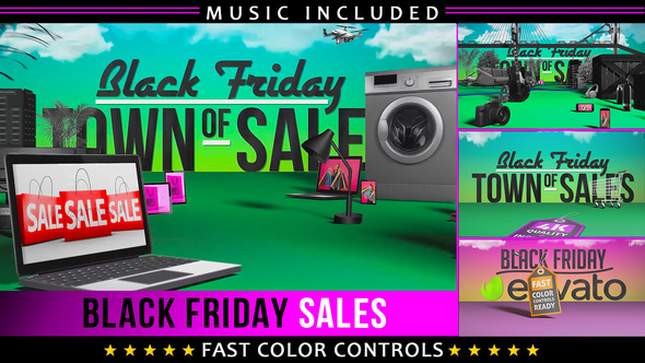Black Friday Shopping - VideoHive 22891325