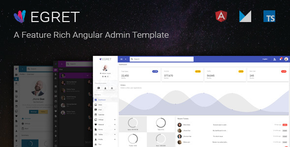 Egret - Angular 7+ Material Design Admin Template
