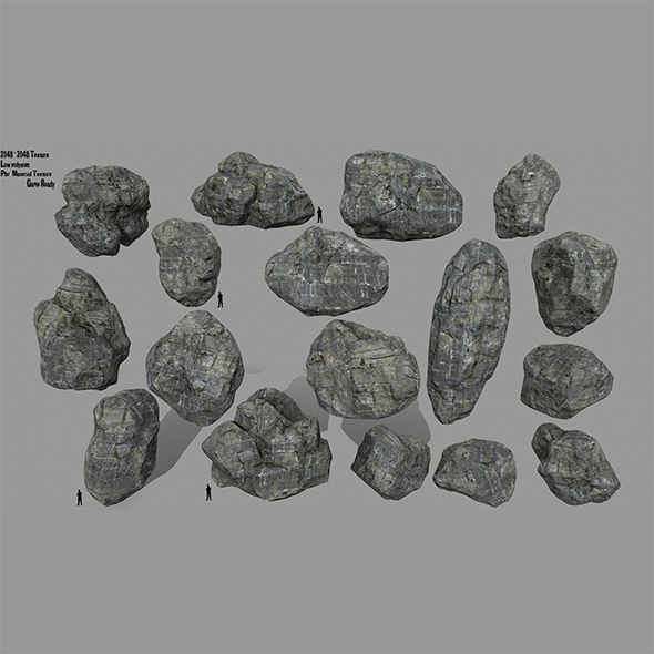 cliff rocks - 3Docean 22892974