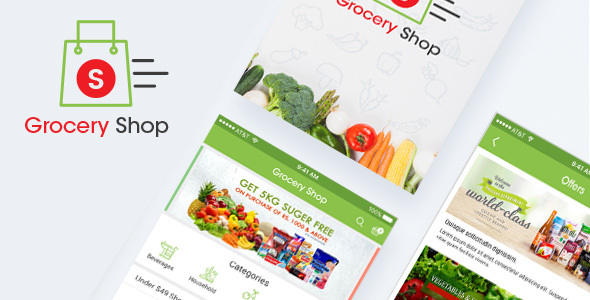 Grocery Shop - Retail PSD Templates