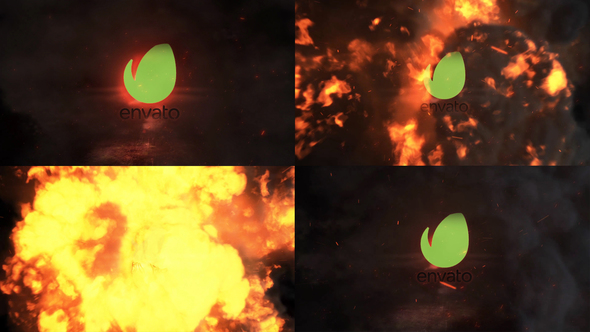 Exploding Logo Reveal
