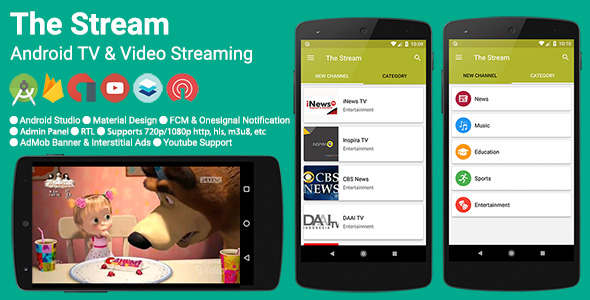 The Stream - TV & Video Streaming App - CodeCanyon Item for Sale