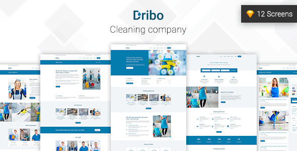 Dribo - Cleaning - ThemeForest 22566699