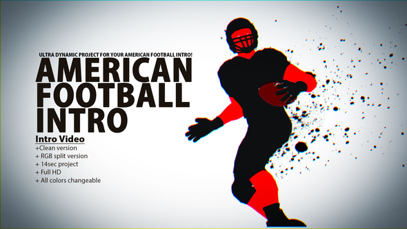 American Football Intro - VideoHive 22898554