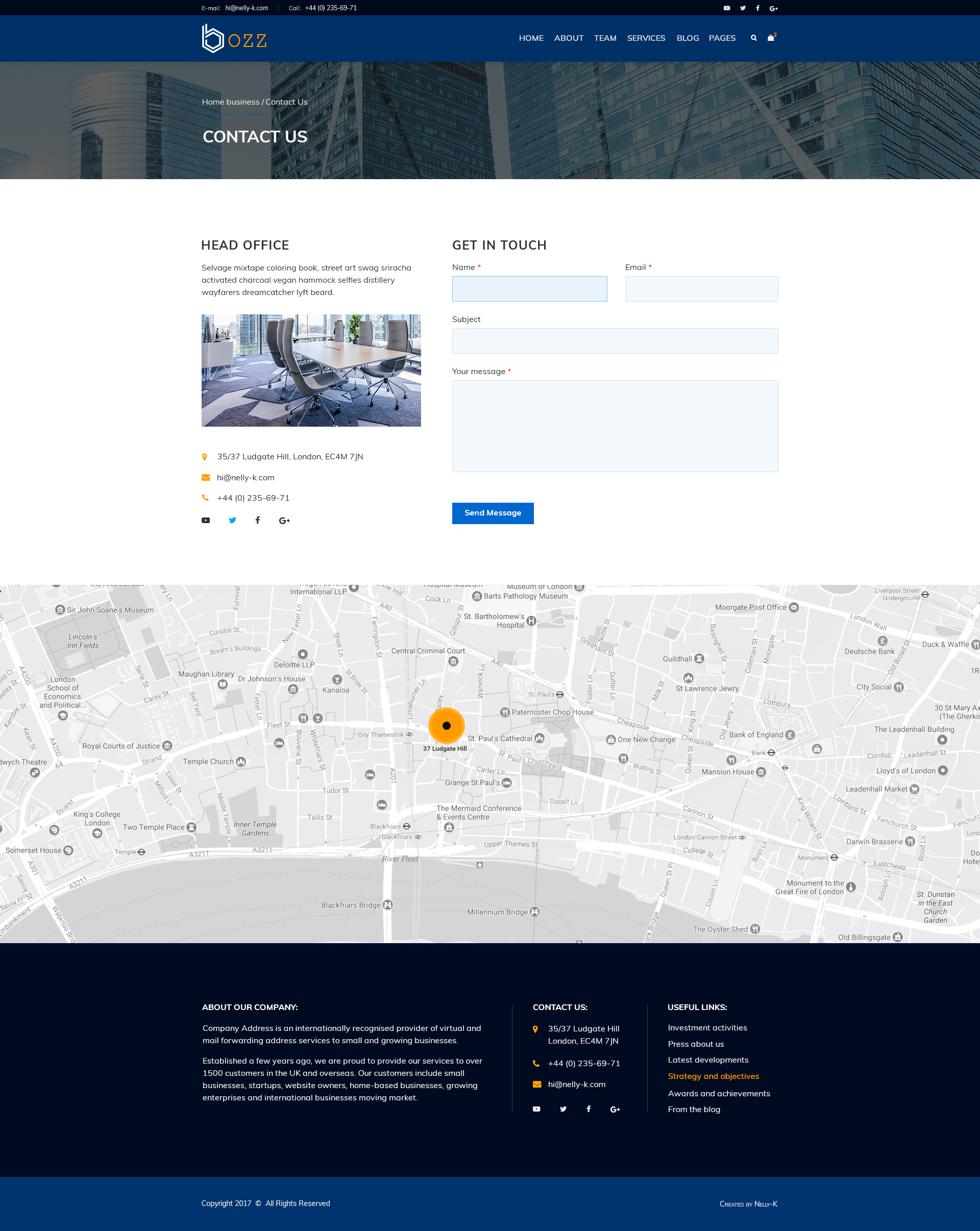 Bozz — Corporate and Business PSD Template