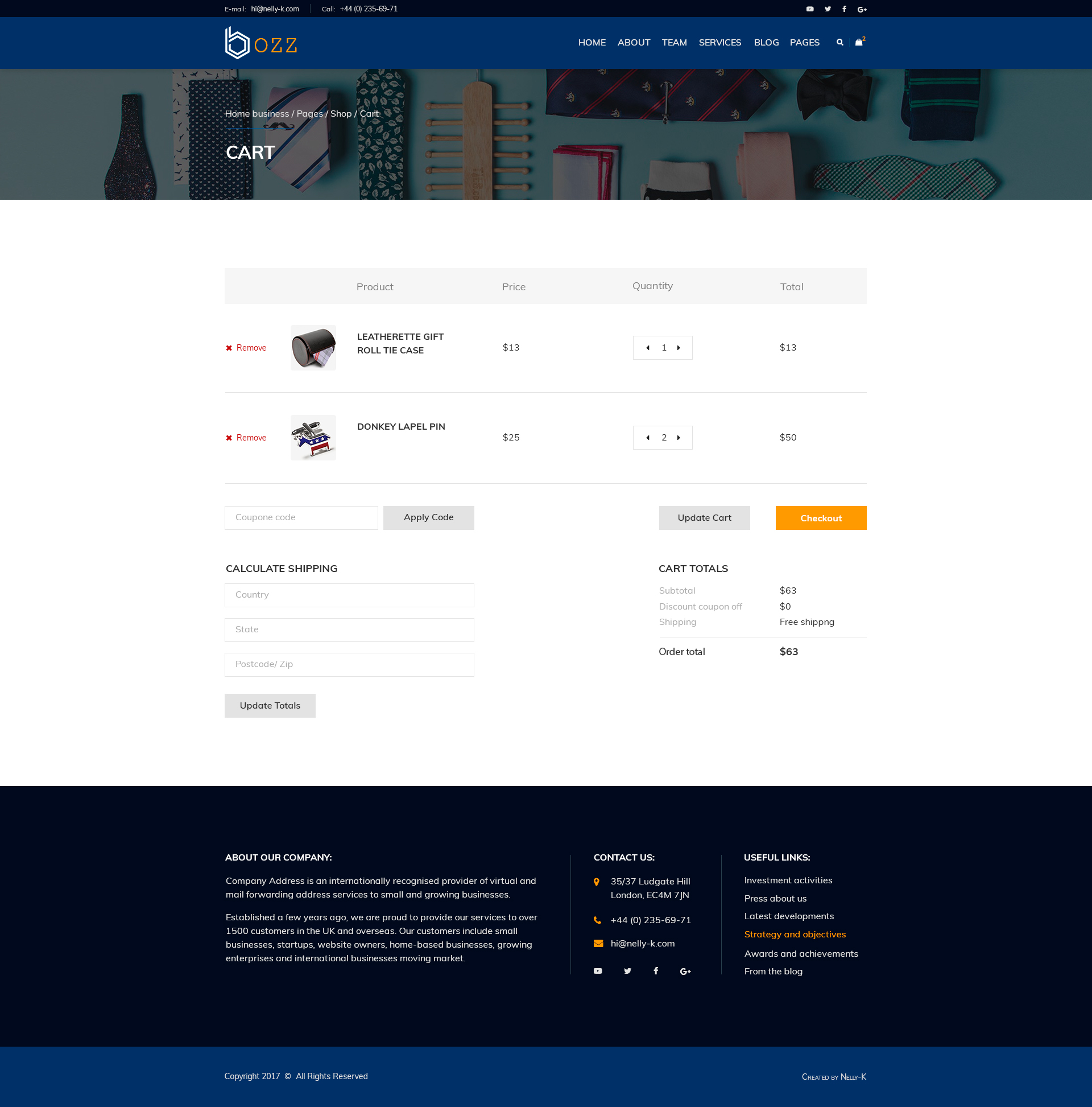 Bozz — Corporate and Business PSD Template