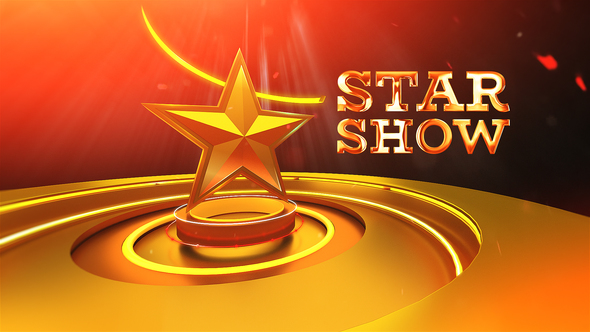 Golden Star Show - VideoHive 22905026