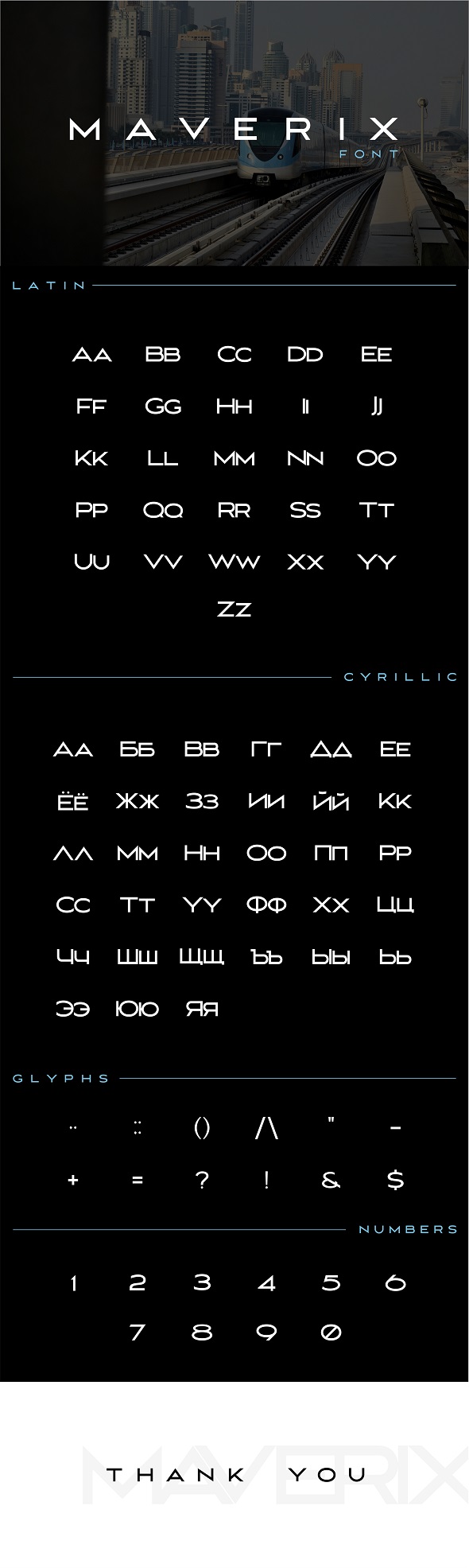 MAVERIX - Sans-Serif Fonts