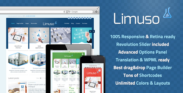 Limuso WordPress Theme - Business Corporate